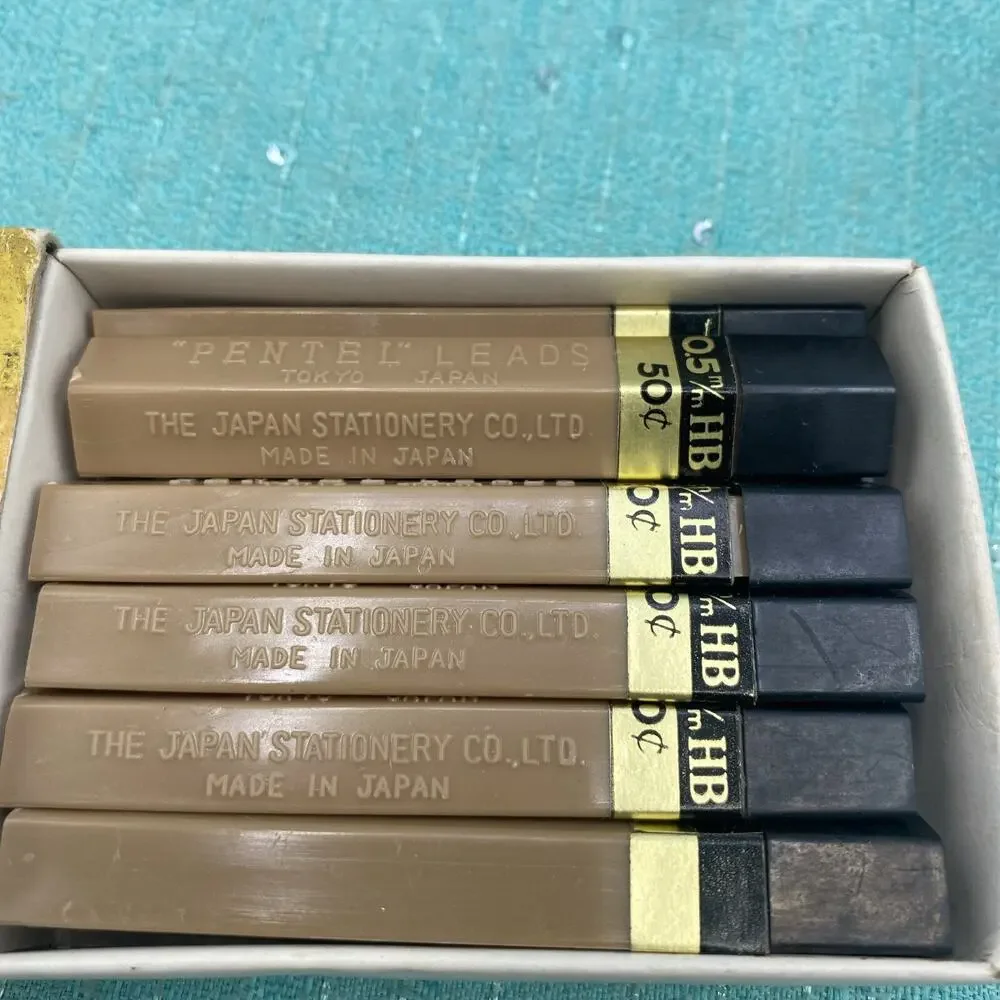Vintage Pentel Japan Stationary Cigarette Pack .5mm HB Lead 11~~11pk~Tube
